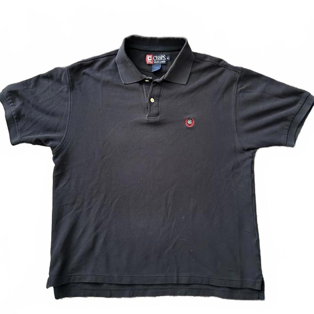 Chaps Ralph Lauren Men's Black Polo Shirt